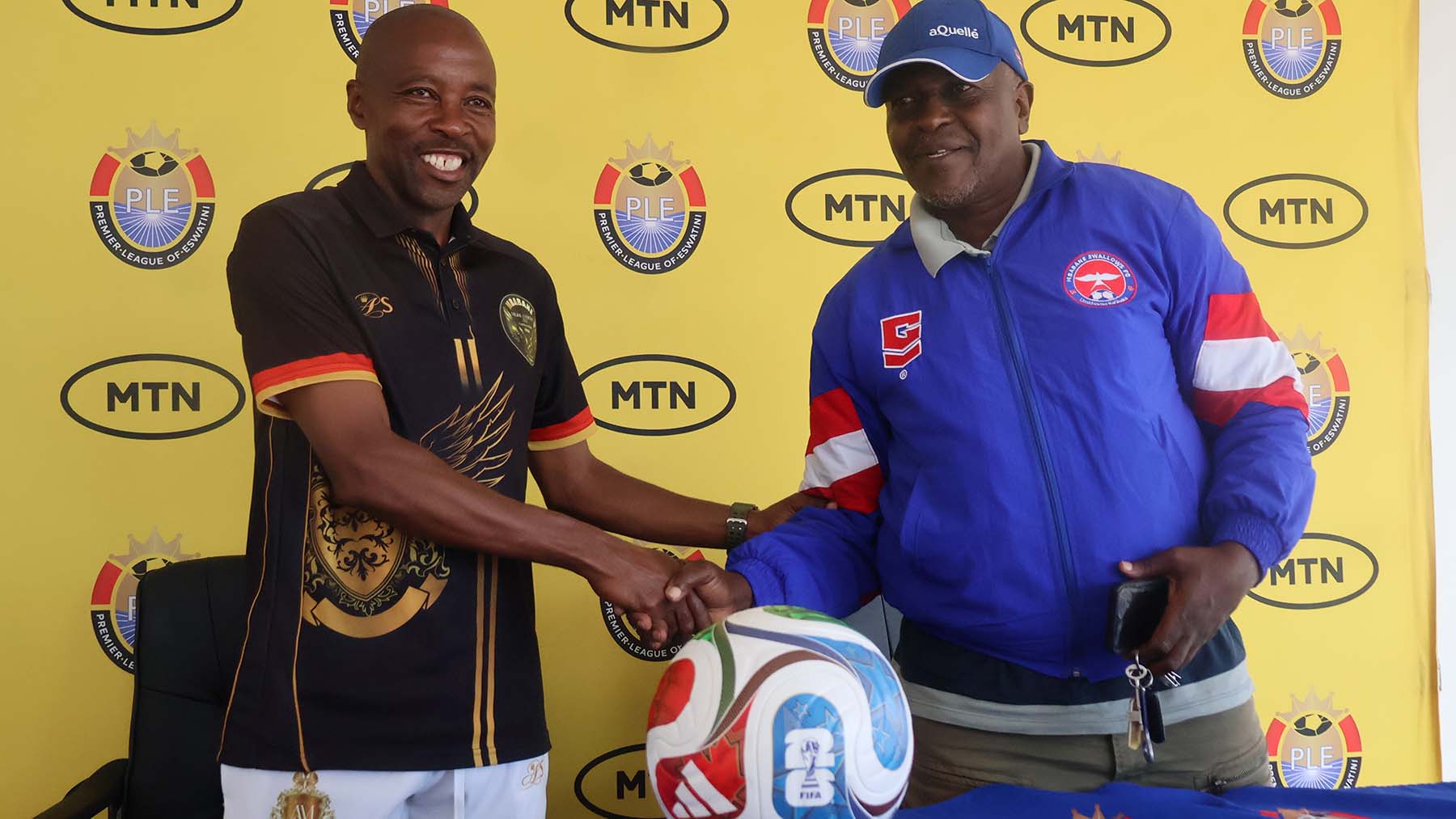 Mbabane Highlanders Coach Soloetse ‘Sly’ Mosala and Swallows mentor Caleb ‘No Nonsense’ Ngwenya have both said that their teams need maximum points from Sunday’s Mbabane Derby. (Pic: Nimrod Hlophe)